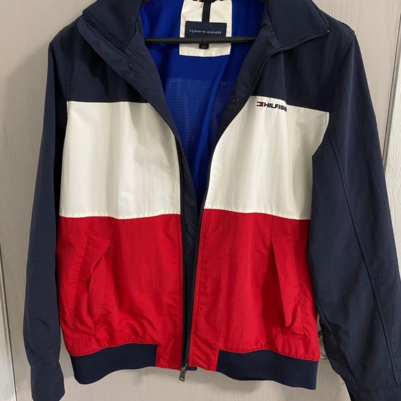 tommy hilfiger men's windbreaker jacket